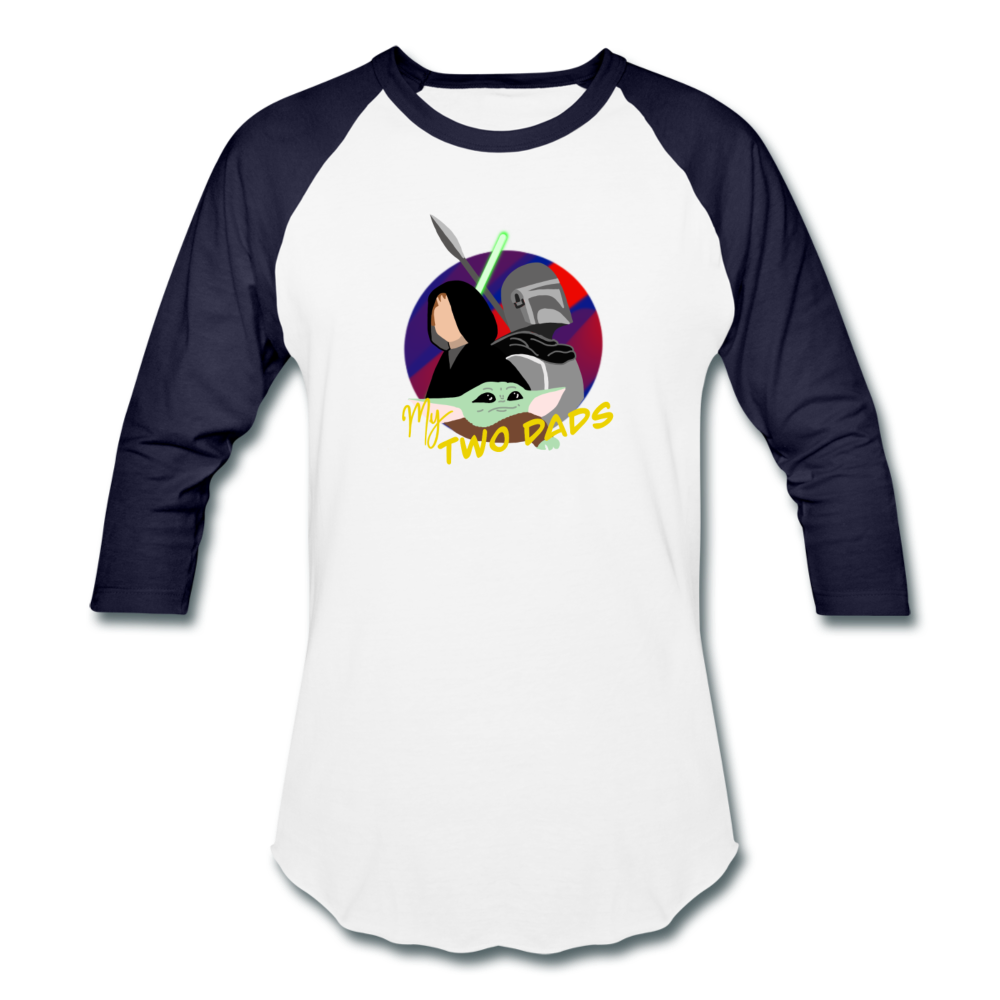 The Child My Two Dads - Baseball T-Shirt - white/navy