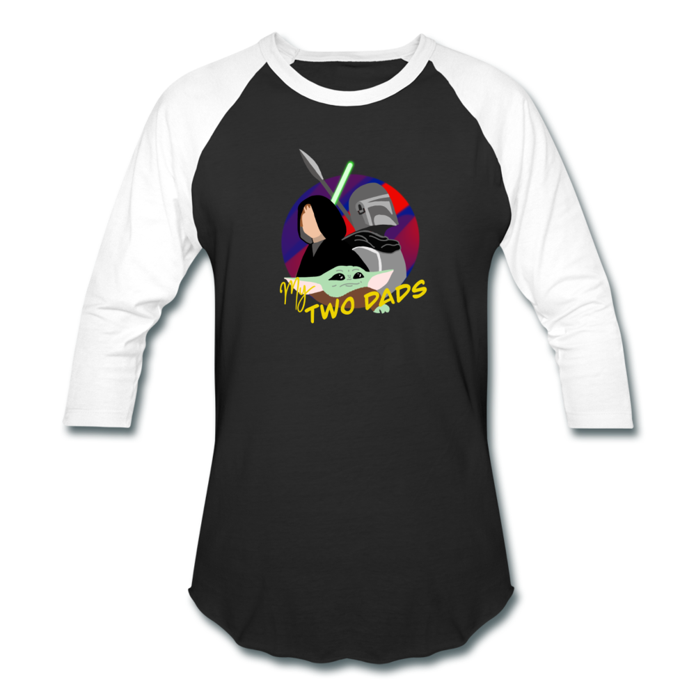 The Child My Two Dads - Baseball T-Shirt - black/white