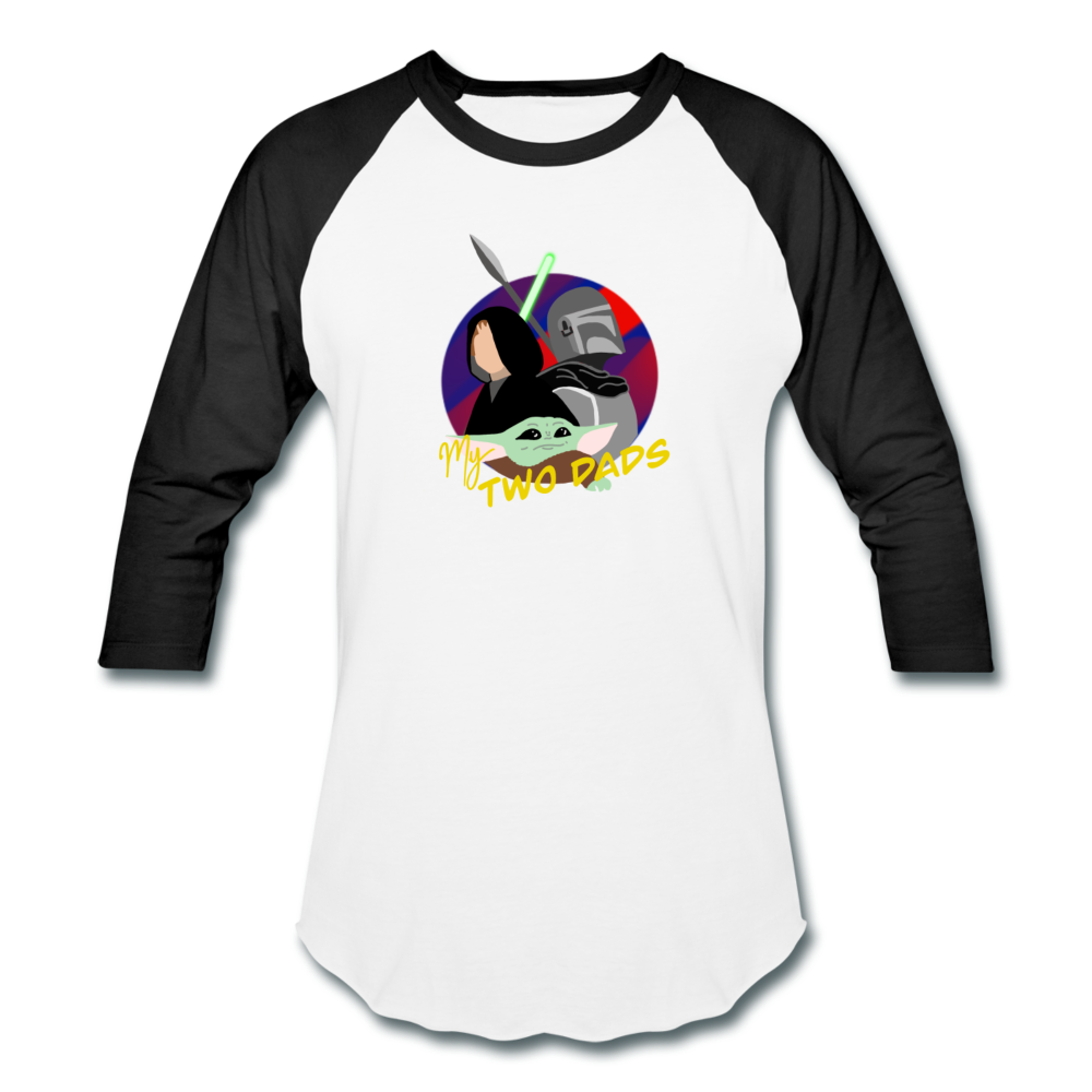 The Child My Two Dads - Baseball T-Shirt - white/black