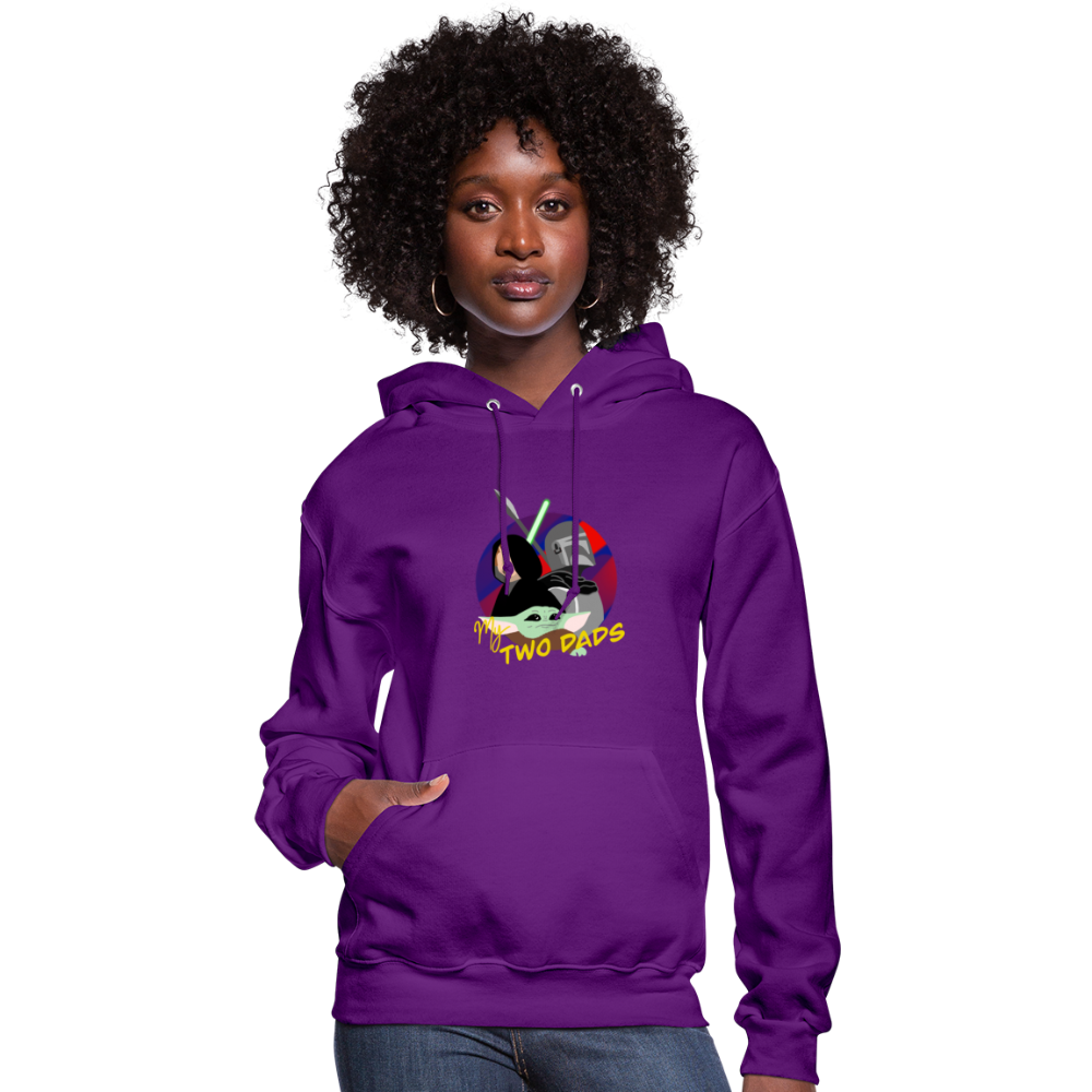 The Child My Two Dads Women's Hoodie - purple