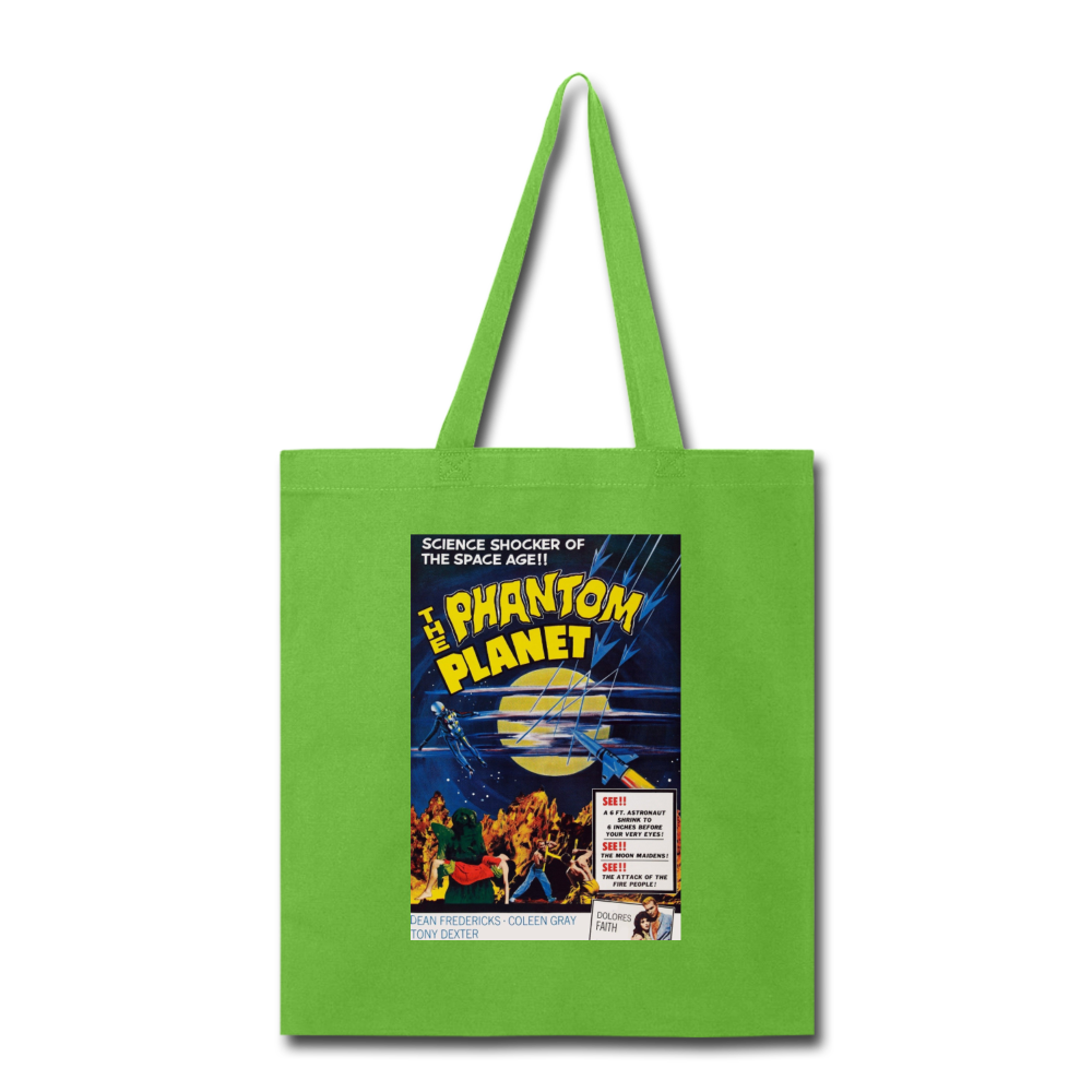 The Phantom Planet - Tote Bag - lime green