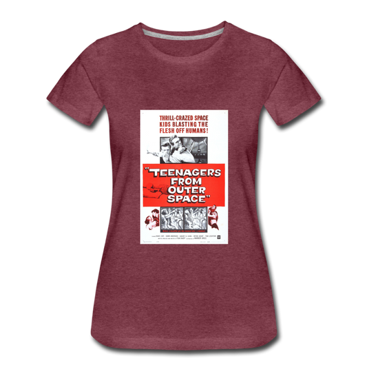 Teenagers From Space - Women’s Premium T-Shirt - heather burgundy
