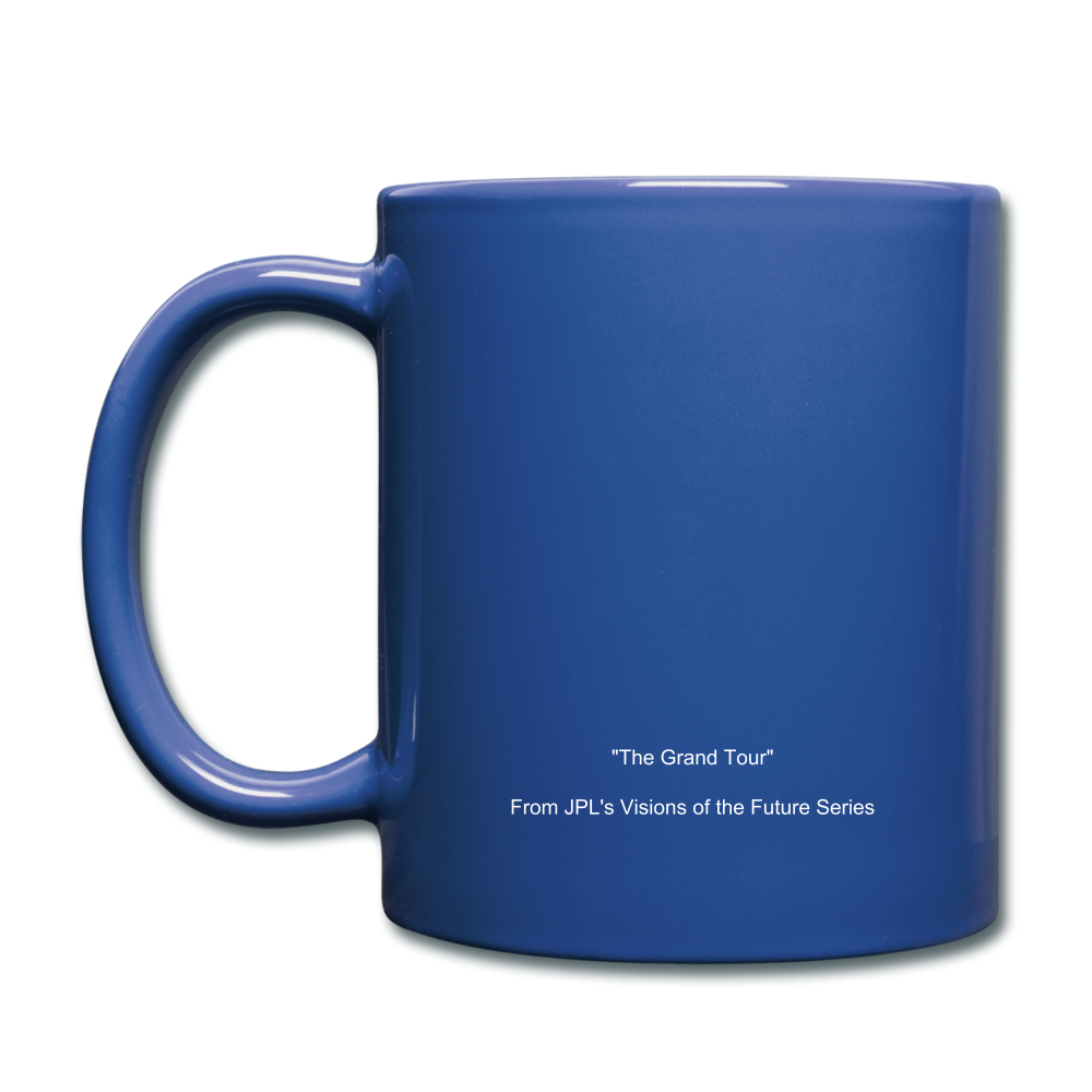The Grand Tour Classic Coffee Mug - royal blue