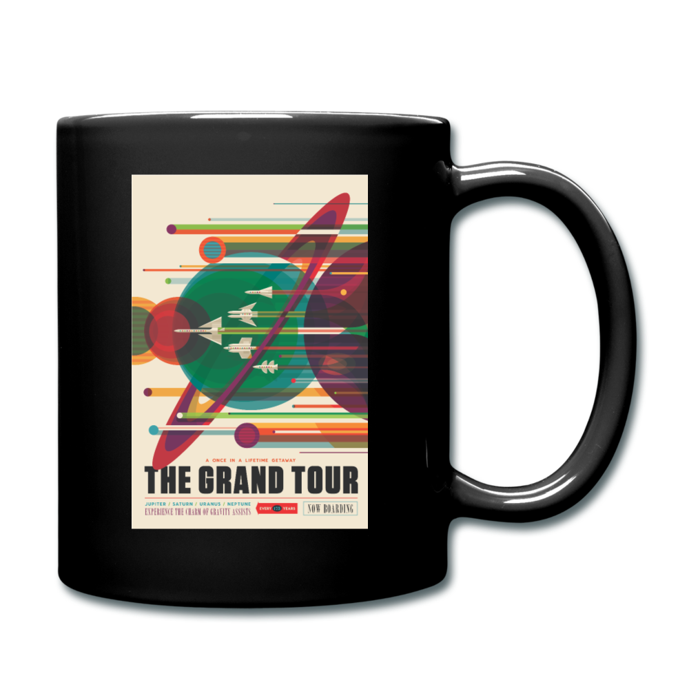 The Grand Tour Classic Coffee Mug - black