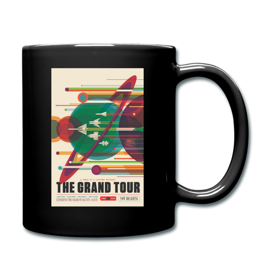 The Grand Tour Classic Coffee Mug - black