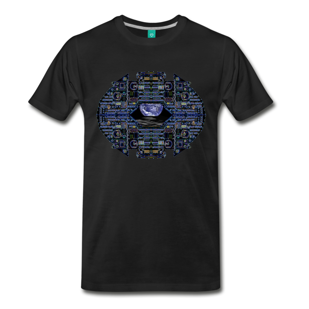 Apollo Instrument Panel Abstract Premium T-Shirt - black