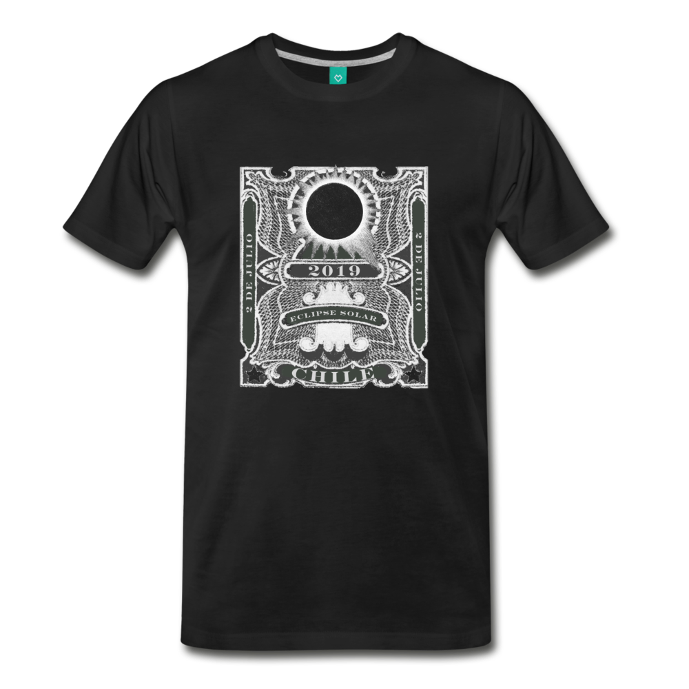 2019 Eclipse in Chile Men's Premium T-Shirt - black