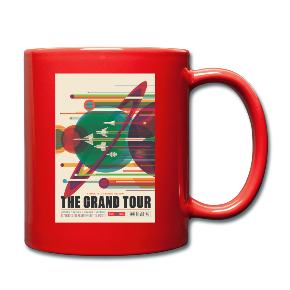 The Grand Tour Classic Coffee Mug - red