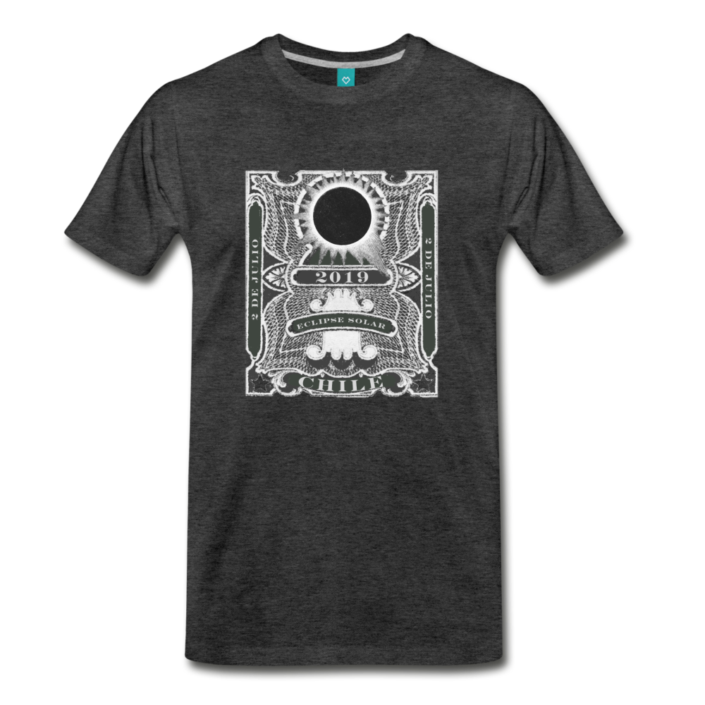 2019 Eclipse in Chile Men's Premium T-Shirt - charcoal gray