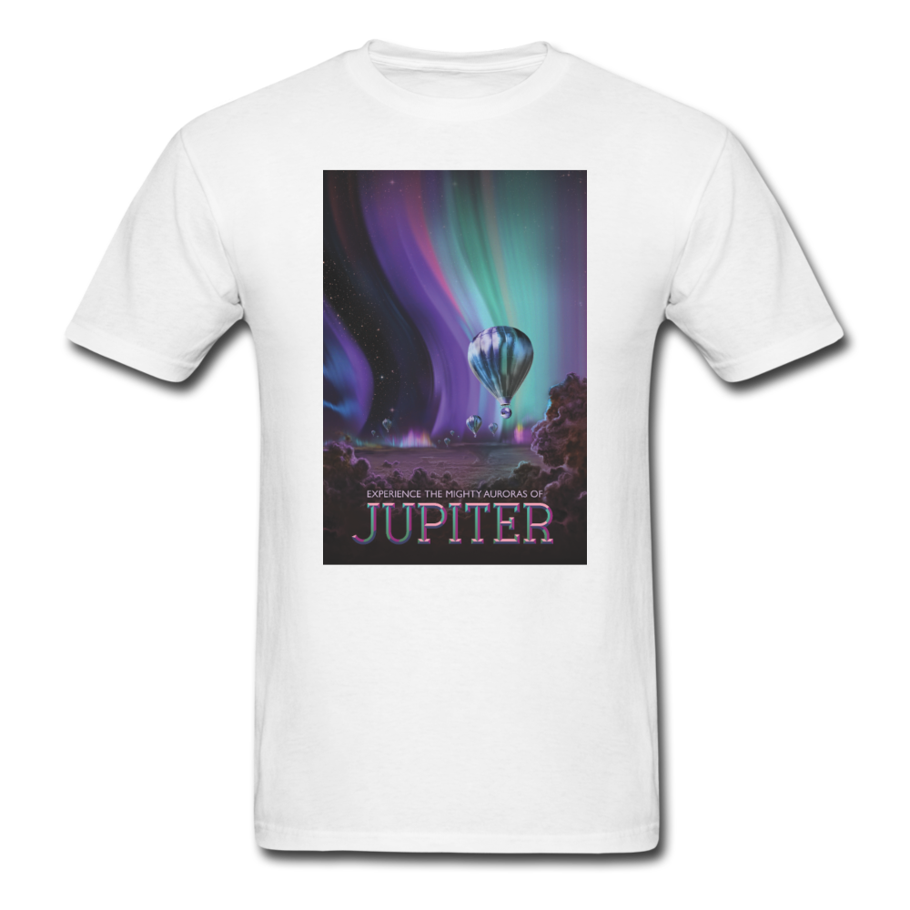 Visions of the Future: Jupiter Men's T-Shirt - white