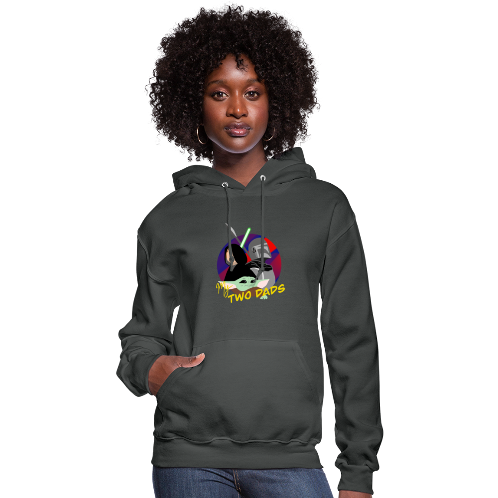 The Child My Two Dads Women's Hoodie - asphalt