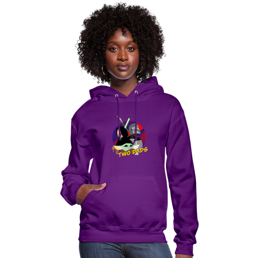 The Child My Two Dads Women's Hoodie - purple