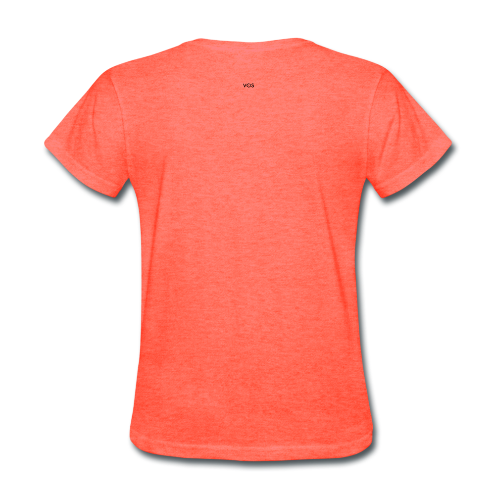 Women's T-Shirt - heather coral