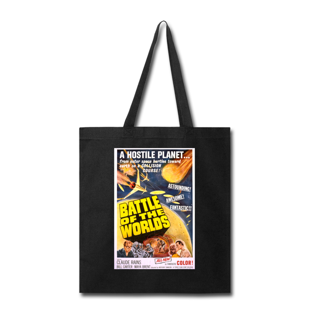 Battle of the Worlds - Tote Bag - black