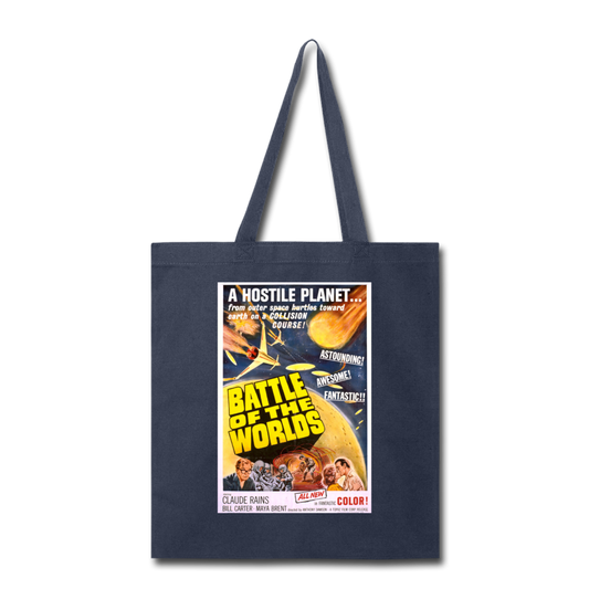 Battle of the Worlds - Tote Bag - navy
