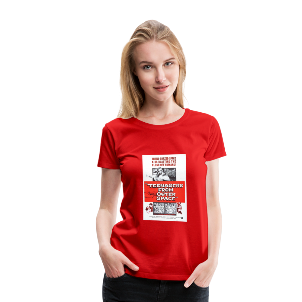 Teenagers From Space - Women’s Premium T-Shirt - red