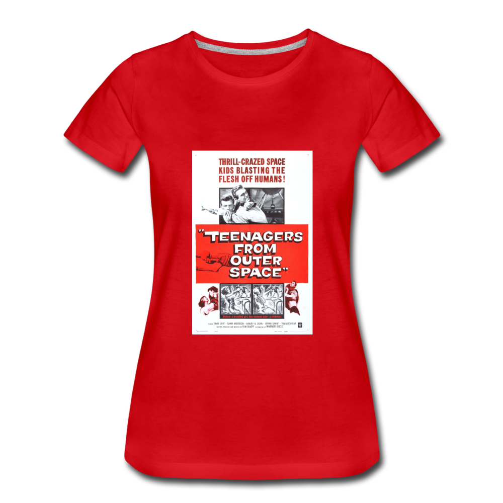 Teenagers From Space - Women’s Premium T-Shirt - red